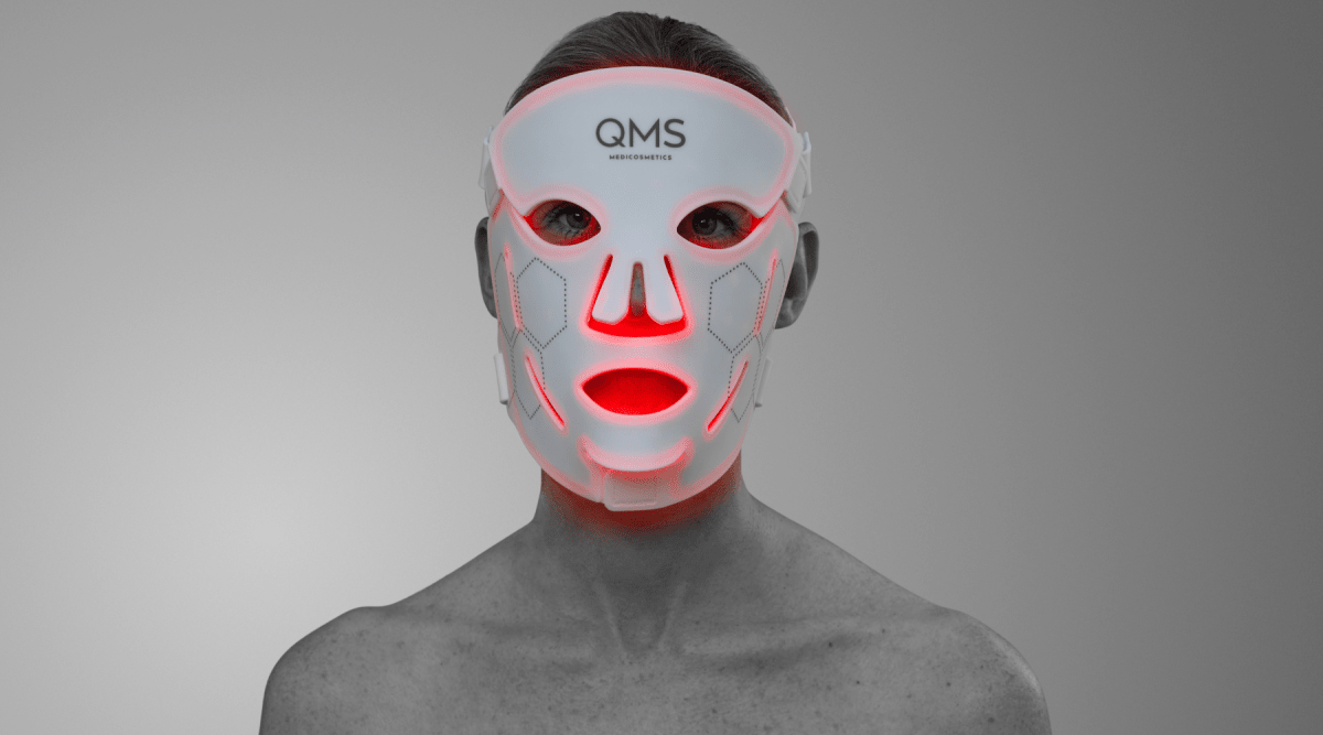 How the LED Mask Amplifies COLLAgen3D™ Results - QMS Medicosmetics - USA and North America