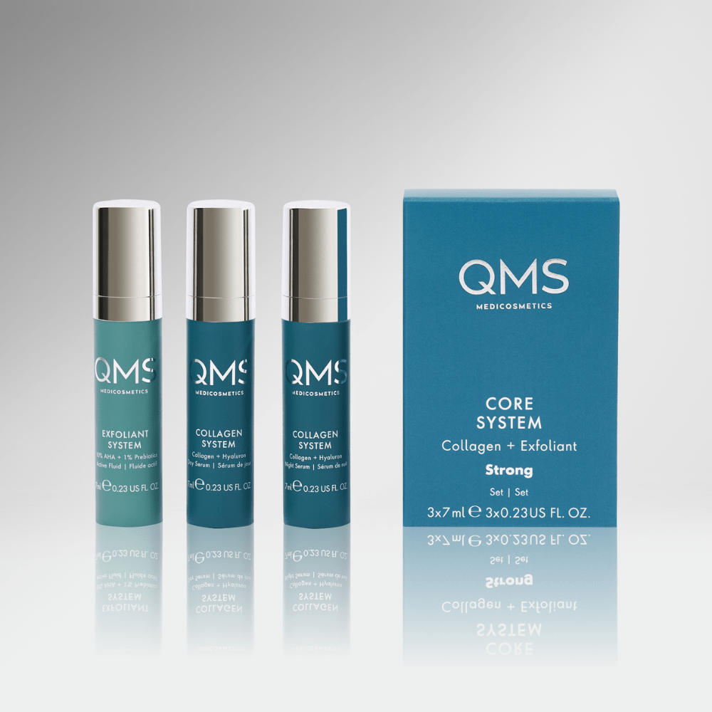 3 - Step Core Routine Set Strong | Travel Size - QMS Medicosmetics